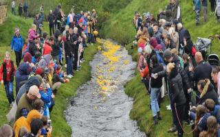A quacking good time was had at the annual Hutton-le-Hole Duck Race