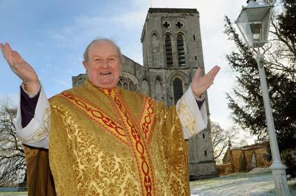Canon John Manchester retires as vicar of St Mary's Priory in Old Malton.
