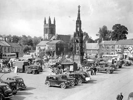 Helmsley Market Place in 1948.