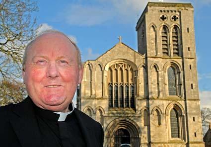 Rev Dr Quentin Wilson who has taken over from Canon John Manchester at St Mary's Priory Church, Old Malton.