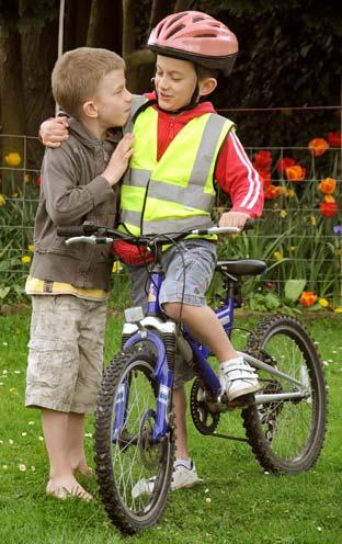 Seven-year-old Harry Summers, of Bulmer, has completed a week-long bike ride to raise £400 for Ryedale Special Families, which provides respite care for his older brother, Jack.