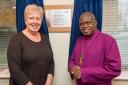 The Archbishop of York, Dr John Sentamu, and Lesley Bessant, of the Tees, Esk and Wear Valleys NHS Foundation Trust, at the new Springwood dementia unit in Malton