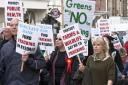 Anti-fracking rally in Ryedale