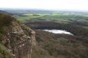 A man has suffered minor injuries after his glider crashed at Sutton Bank this afternoon.