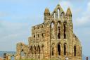 Whitby Abbey, which was once the subject of an April Fool joke that it was to be knocked down to make way for a car park
