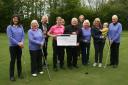 Forest of Galfres Golf Club members thank Yorkshire Air Ambulance