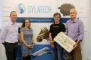 GROWING: Some of the Sylatech team; from left, Ian Walker, Lucy Coulson, Pete Fairbairn and Tim Richardson