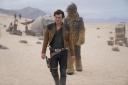 Solo: A Star Wars Story starring Alden Ehrenreich as Han Solo and Joonas Suotamo is Chewbacca Picture: PA Photo/Lucasfilm Ltd/Jonathan Olley