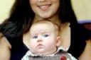 Sam Edwards with baby Tabitha who was born at Malton Hospital