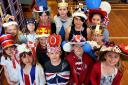 Pupils at Pickering Primary School celebrate the Diamond Jubilee in style