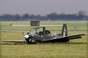 A trainee pilot and an instructor walked away unhurt  from this crashed Tucano at RAF Linton-on-Ouse