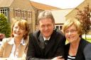 Retiring teachers at Ryedale School, from left, Heather Linley, Mac Brackstone and Margaret Smith 