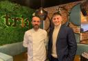 Manager Matt (right) and new chef Aydin Caliskan