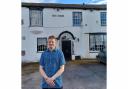 Manager David Clark outside the Ebor Inn, which reopens on March 29