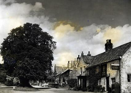 The village pub in Coxwold.