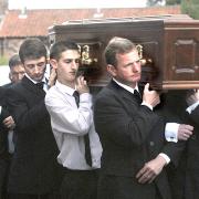 The funeral of jockey Jamie Kyne has taken place in Malton