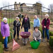 The team at Helmsley Walled Garden in March before the coronavirus pandemic  Picture: Frank Dwyer