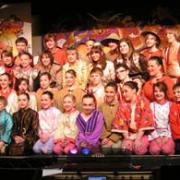 Stars of the Malton & Norton Musical Theatre show, Aladdin’s giant chorus.