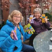 Members of the Crafty Hubbers, in Thornton-le-Dale, have turned their attention to making Buddy Bear’s