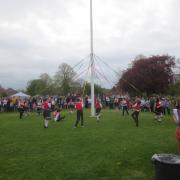 Sinnington Primary School Maypole dancing