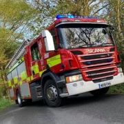 Emergency crews are on the scene alongside the A61 at Hutton Bank
