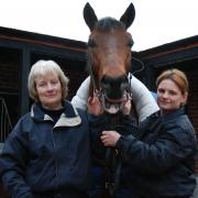 Linda Stubbs (left), pictured a decade ago, has called time on her lengthy training career.