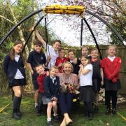 Copmanthorpe School in York has said a fond farewell to head teacher, Jenny Rogers