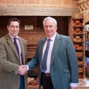Guy Armitage, the managing director of Alne-based York Handmade, with his father David