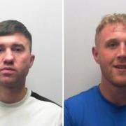 Suspects Joshua Strickland (left) and Robinson Peter Fitch Binks (right)