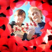 Janet Martin, left, Poppy Appeal organiser, and Margaret Atkinson, of the Pickering and Thornton-le-Dale branch of the Royal British Legion, who are providing crosses and wreaths for people visiting war graves