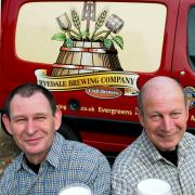 Tony and David Williams, who have set up a brewery at their home near Flaxton