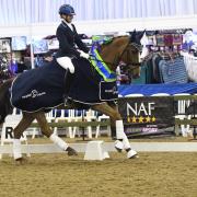 Charlotte Cundall, who took top place in a Hartpury College championship