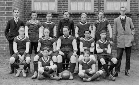 Malton Grammar School football team 1913.  