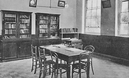 The library at Malton School.