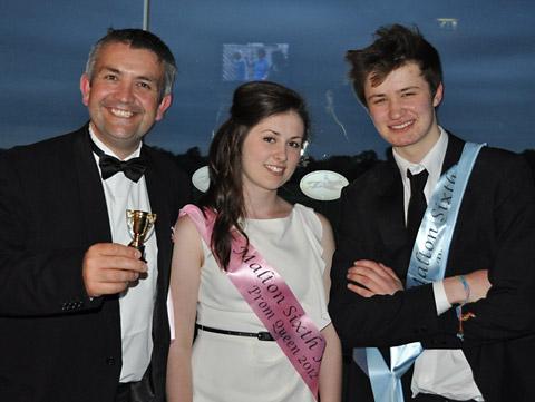 Sixth form students at Malton School held their prom at York Racecourse. Prom Queen was Alice Thompson and Prom King was Sam Coppack.