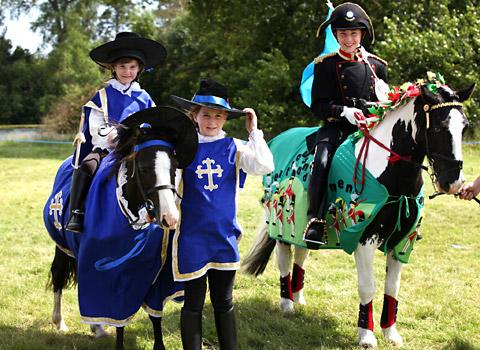 Entrants in the Fancy Dress competition at Malton Show 
