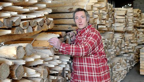 Timber craftsman Andrew Dzierzek, who is set to take over Ravenswick Sawmill near Kirkbymoorside.