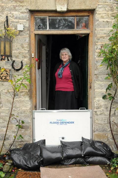 Mary Croot keeps a weather eye on conditions from her cottage in Pickering

