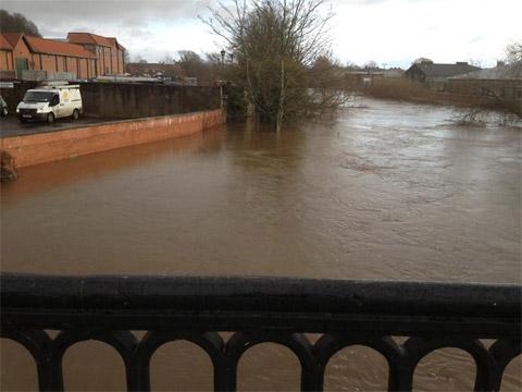 Malton flooding. Picture by Debbie Moore 