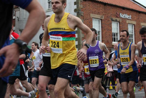 Runners take part in the Kirkbymoorside 10k 