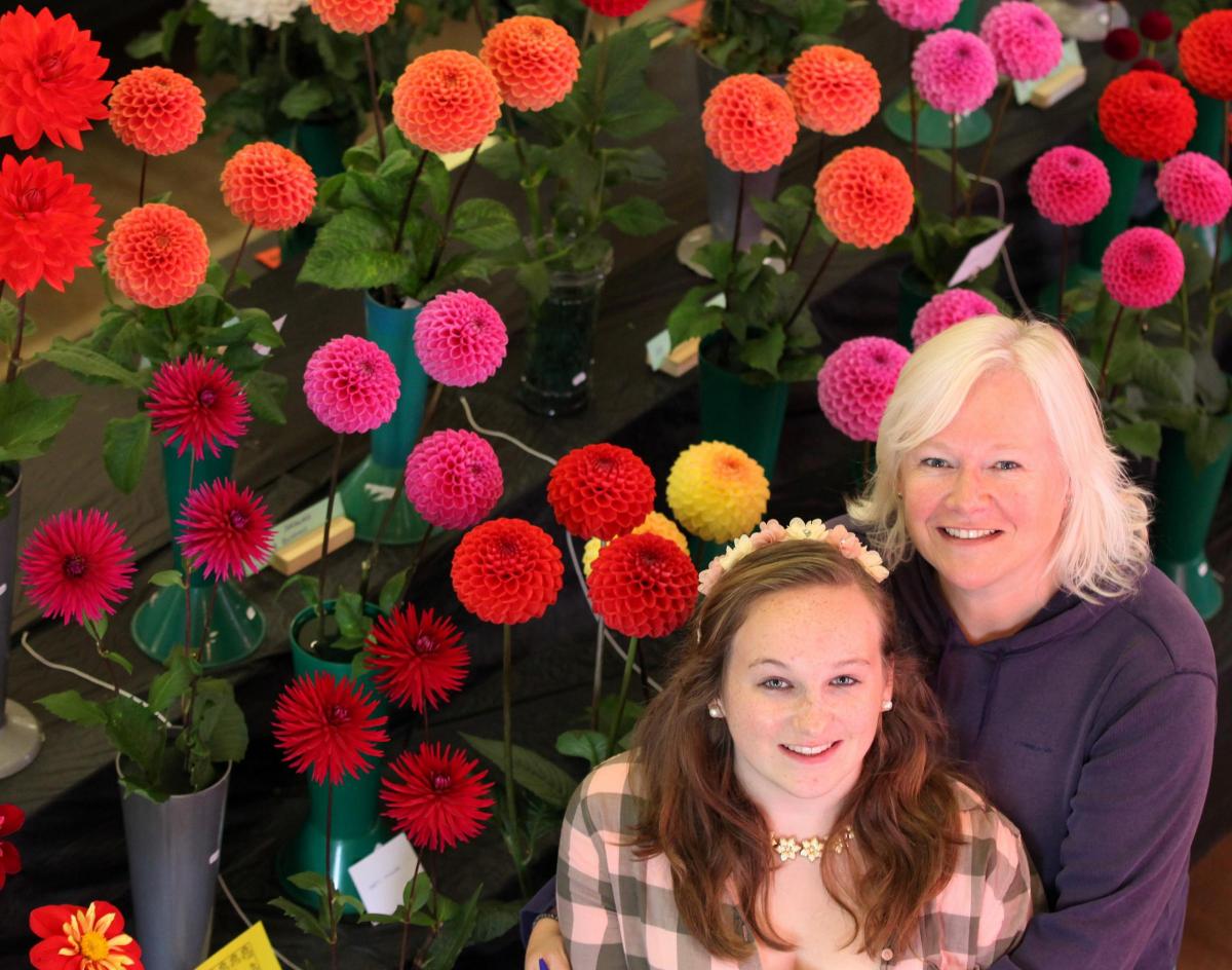 Amanda Hugill and her daughter, Madelaine Turner, who were stewards at the Kirkbymoorside Horticultural Show.
Picture: Jo Hughes