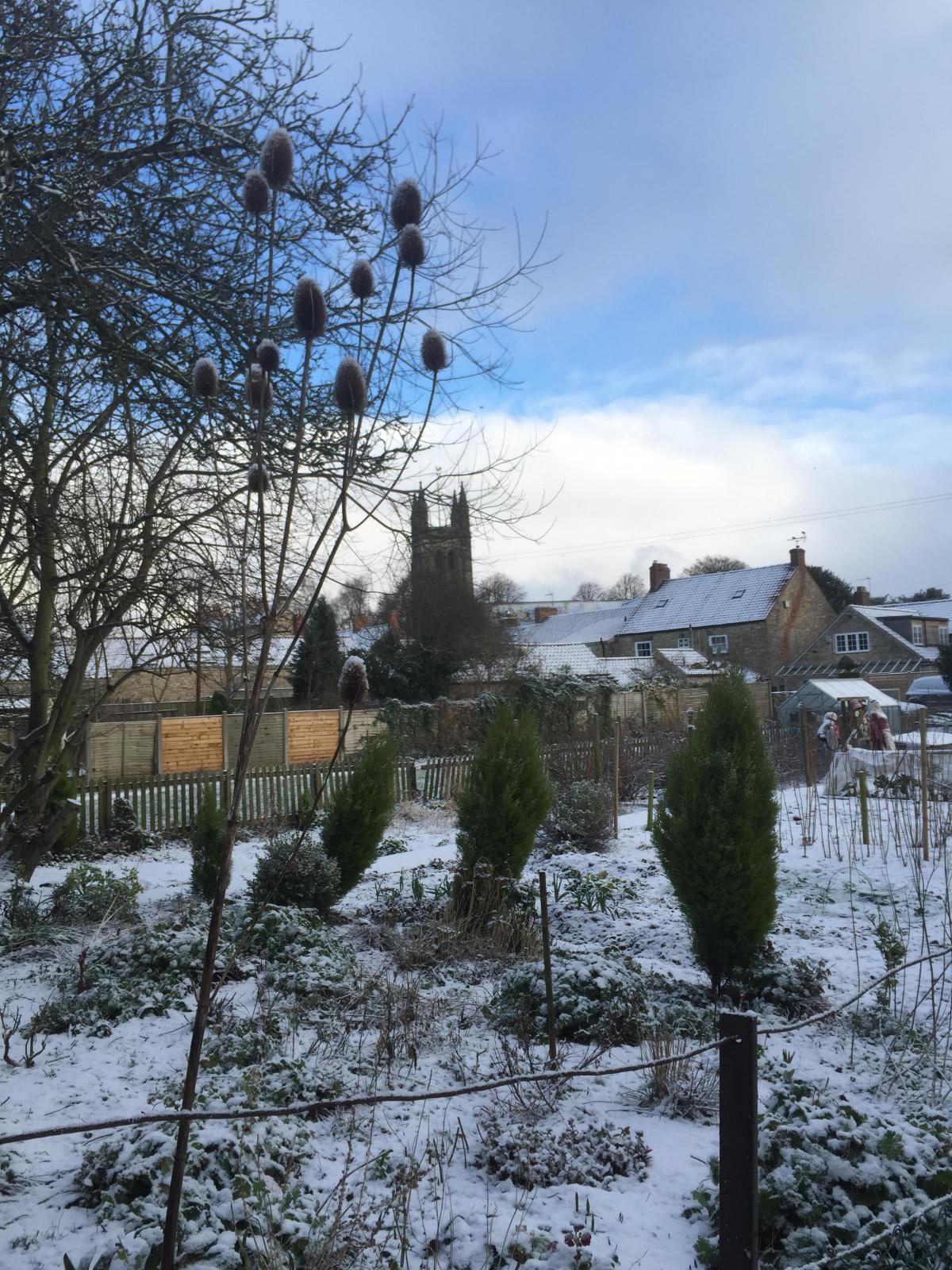 Snow in Helmsley by Carolyn Frank