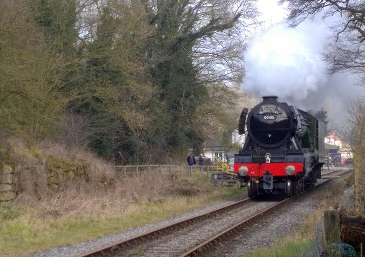 Flying Scotsman in Pickering       Picture: Kate Neighbour