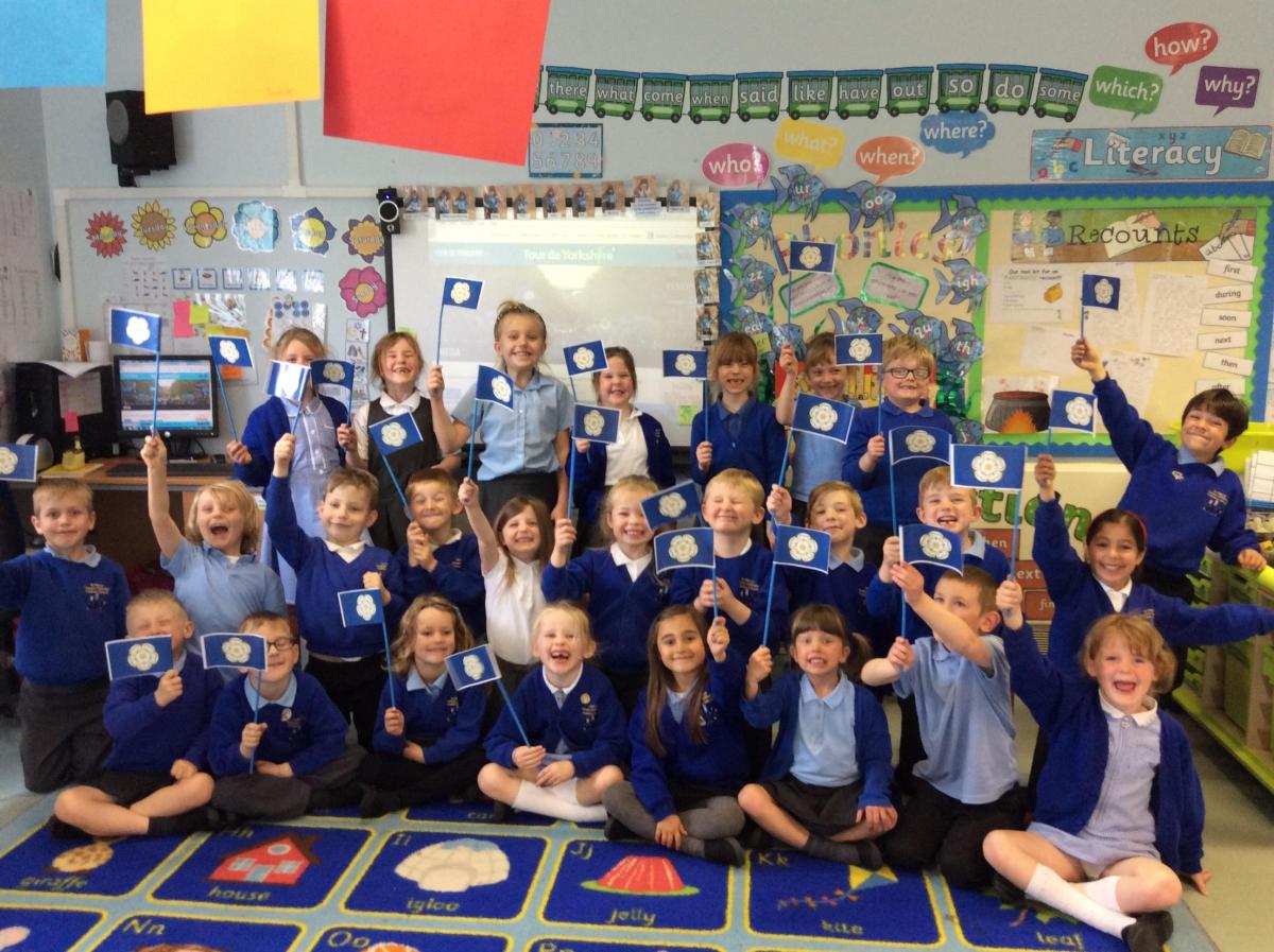 Year 1 children at St Mary's Primary School in Malton