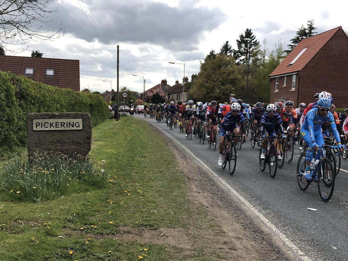 Cyclists head through Pickering   Picture: Vanessa Audsley