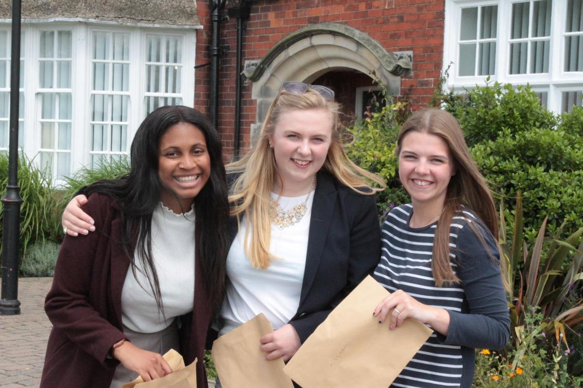 Scarborough College students celebrating their IB results