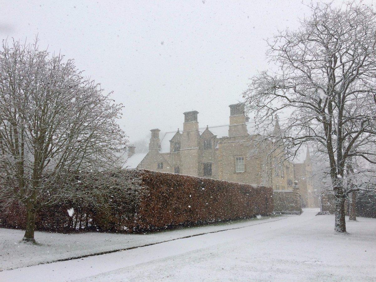 Snow at Nunnington Hall   Picture: National Trust