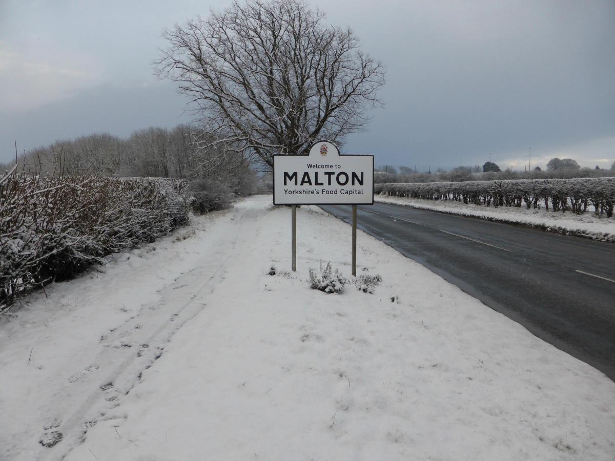Snow in Malton by Nick Fletcher
