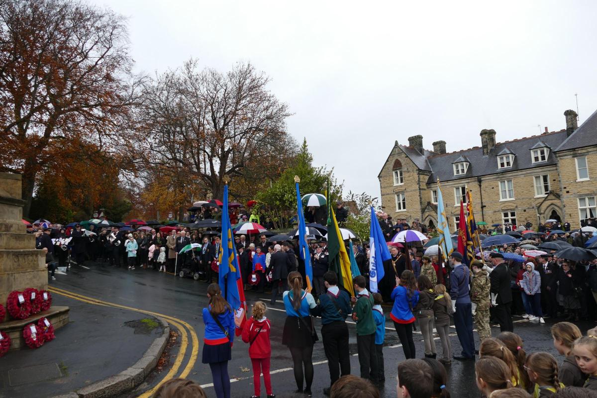 The Remembrance Service and Wreath Laying Ceremony in Malton - photo Nick Fletcher