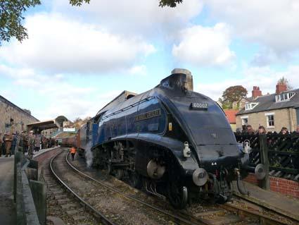 Pickering Station during the recent wartime weekend. Picture by Nick Fletcher. 